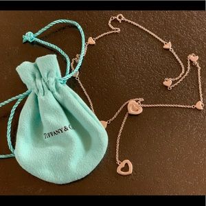 Tiffany and Co. Heart lariat necklace